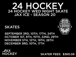 24 HOCKEY - JAX ADULT HOCKEY SKATE