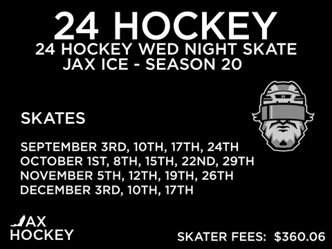 24 HOCKEY - JAX ADULT HOCKEY SKATE